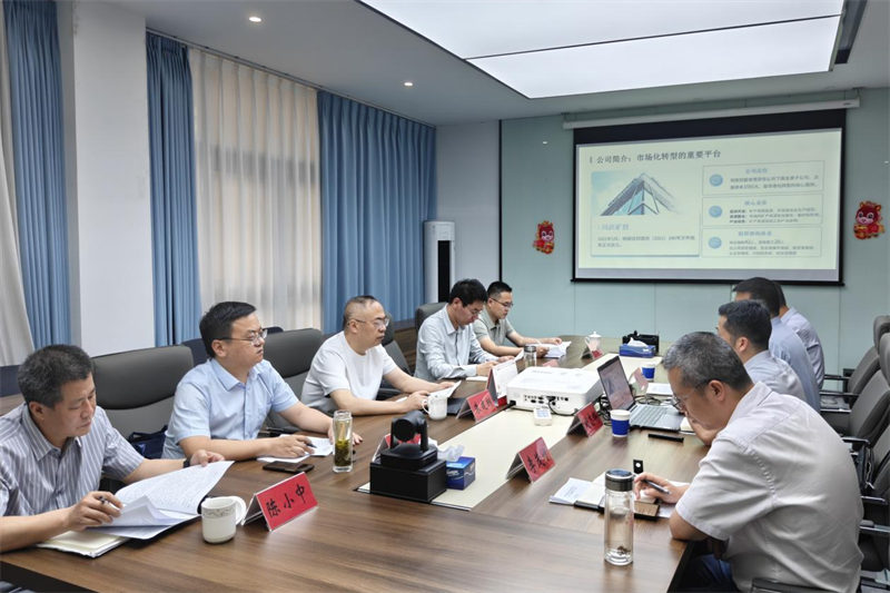 朱建纲调研矿业投资板块业务工作